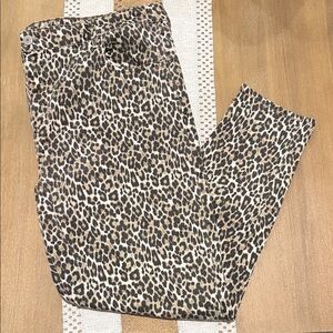 American Eagle Leopard Print Jeggings